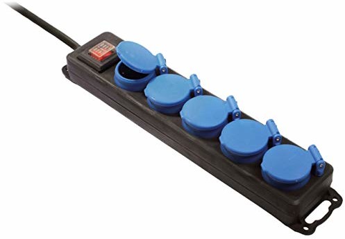Bachmann rozdzielacz gniazdko 349.046 5 X Schuko 1 X listwa zasilająca, 4016514087488