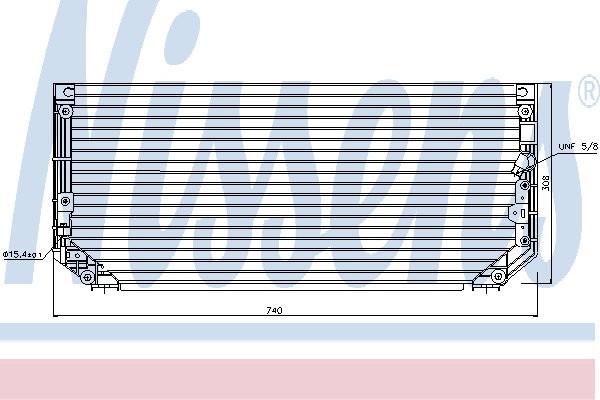 NISSENS Skraplacz, klimatyzacja NISSENS 94515