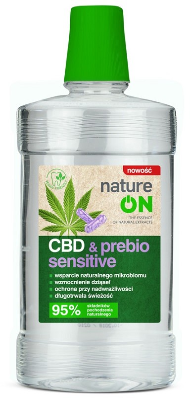 Tołpa płyn do higieny jamy ustnej CBD&PREBIO SENSITIVE, 500 ml MNA068