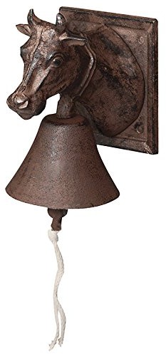 Esschert Design dzwonek do drzwi Kuhkopf, brązowy, 12 X 16.2 X 18.1, DB30 DB30
