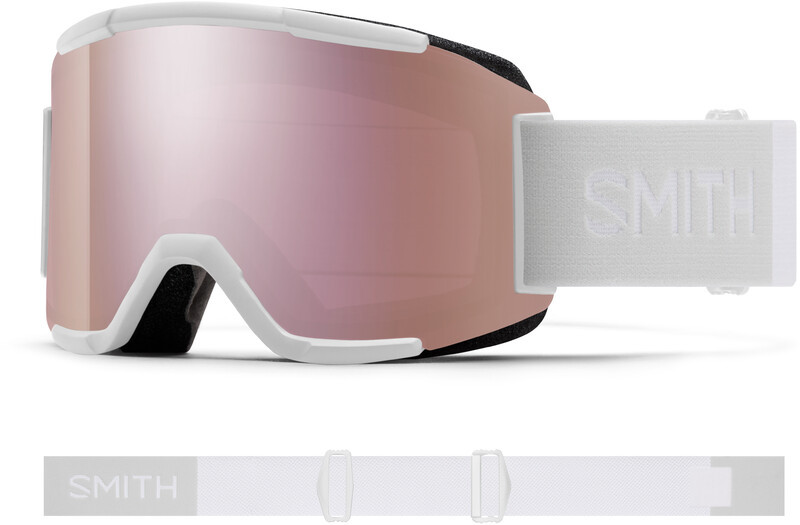 Smith Squad Snow Goggles, biały/różowy 2021 Gogle narciarskie M0066833F99M5