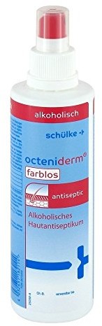 schülke octeni dezynfekcji skóry bezbarwny skóry butelka z pompką 250 ML 3673202