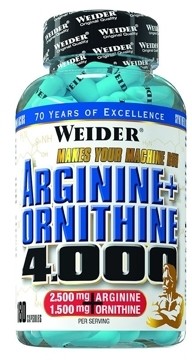 Weider Arginine + Ornithine 4000 - 180kaps