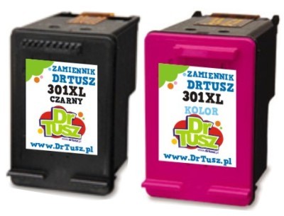 DrTusz Tusze Zamienniki 301 do HP CR340E N9J72AE) komplet)