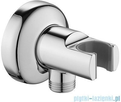 Omnires Art Deco przyłącze kątowe z uchwytem punktowym chrom 8869CR