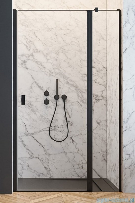 Radaway Nes Black Dwj II drzwi wnękowe 110cm prawe szkło przejrzyste 10036110-54-01R |