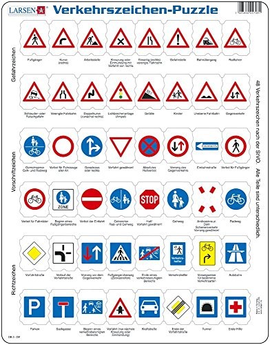 Larsen larsen OB3  znaków drogowych puzzle, 48 części