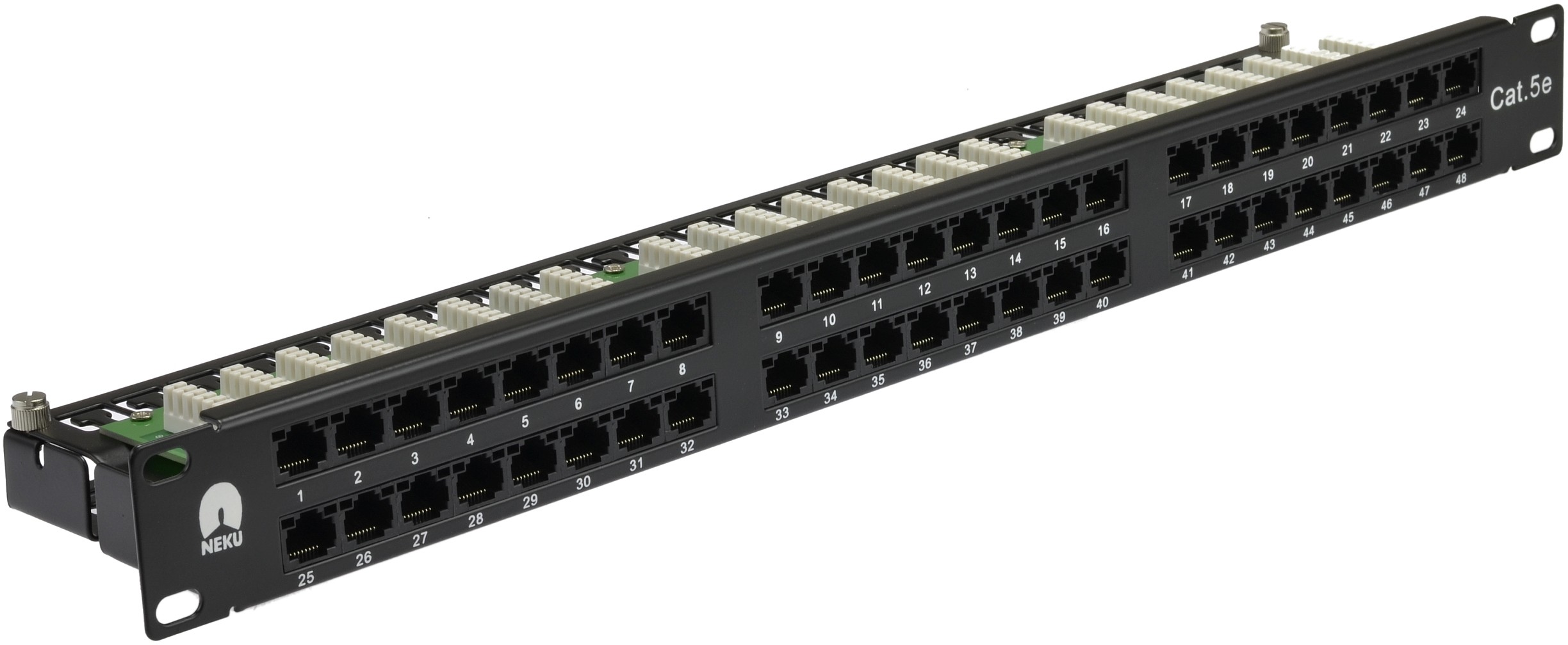 Neku Patch panel patchpanel Rack 19'' 5e 48p Utp