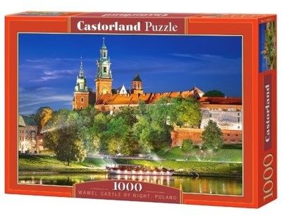 Castorland Puzzle 1000 Wawel Castle by Night, Poland CASTOR