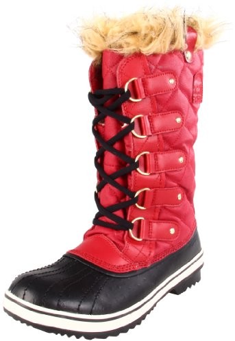 Sorel Spoiwo Womens tofino Canvas damskie kozaki Chili Pepper/Black nl1779  601 NL1779-Chili Pepper/Black-8