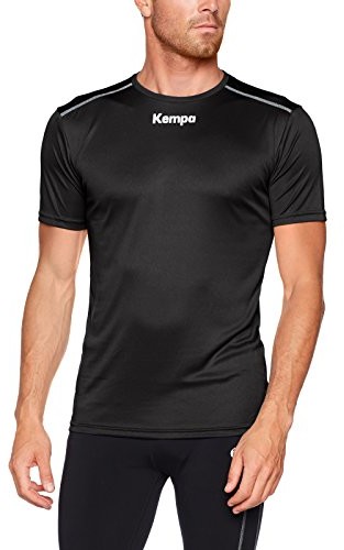 Kempa Buty męskie Poly koszulka T-shirt, czarny, XL 200234606
