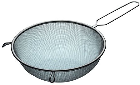 Kitchen Craft sitkiem ze stali nierdzewnej, stożkowaty, z haczykiem, 13,5 cm KCSTRAIN25SS