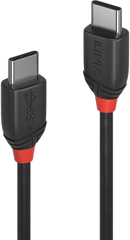 Lindy 36905 Kabel USB 3.1 C-C Black Line 0,5m LY-36905 (LY-36906)