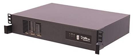 Riello iDialog Rack IDR 600  uninterruptible power supply (UPS) (600 VA, 360 W, 220 V, typ F (Schuko), zaplombowany akumulator kwasowo-ołowiowy (VLRA), 4h) Czarny IDR600