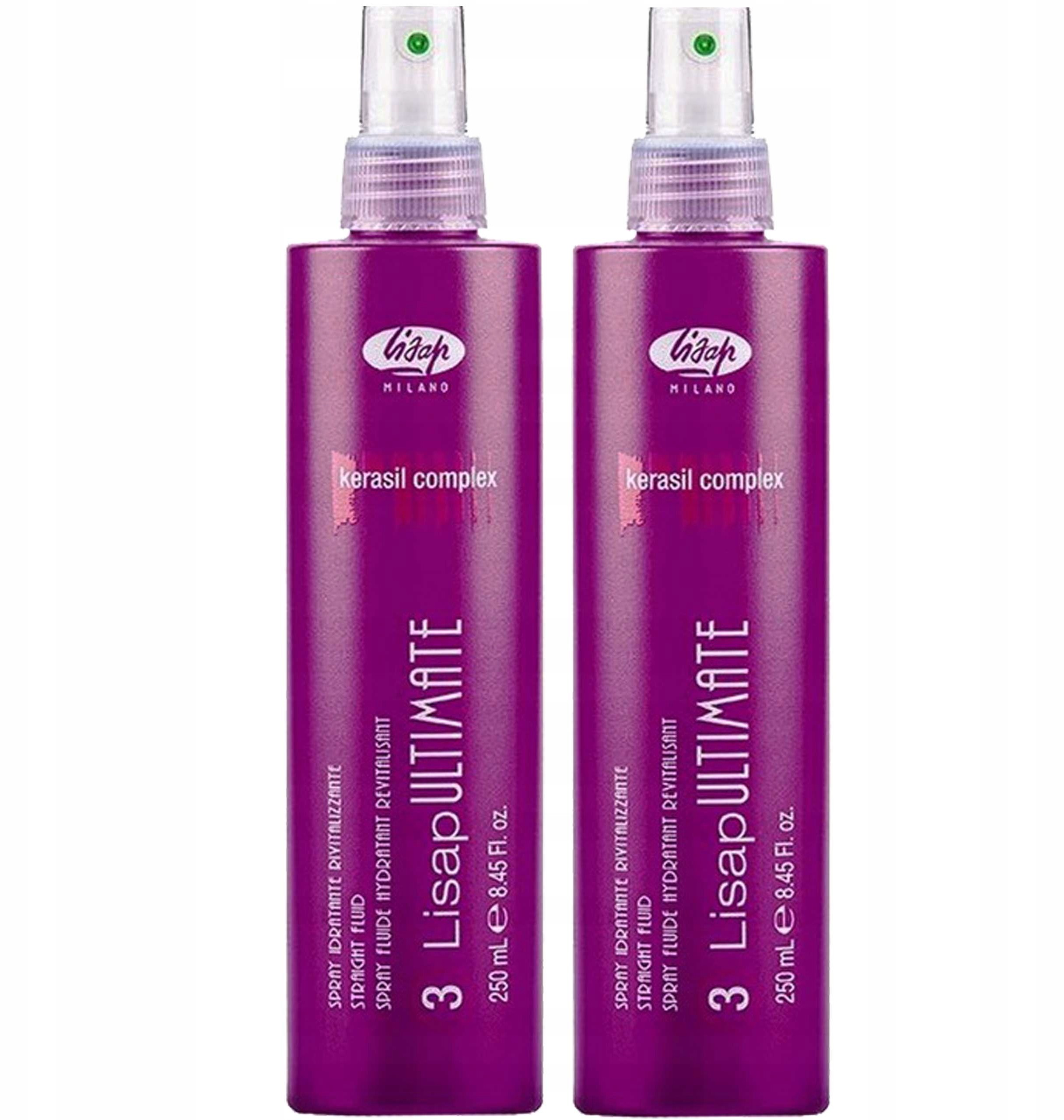 Lisap Termoochronny spray prostujący włosy 2x250ml