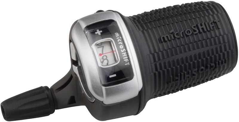 microSHIFT microSHIFT MTB Twist Shifter Right Shimano 9-speed, czarny  2022 Klamkomanetki prawe MS-SHF-0057|1|unis