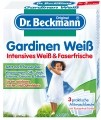Dr. Beckmann Delta Pronatura Proszek do wybielania firan Gardinen Weiss 3x40g