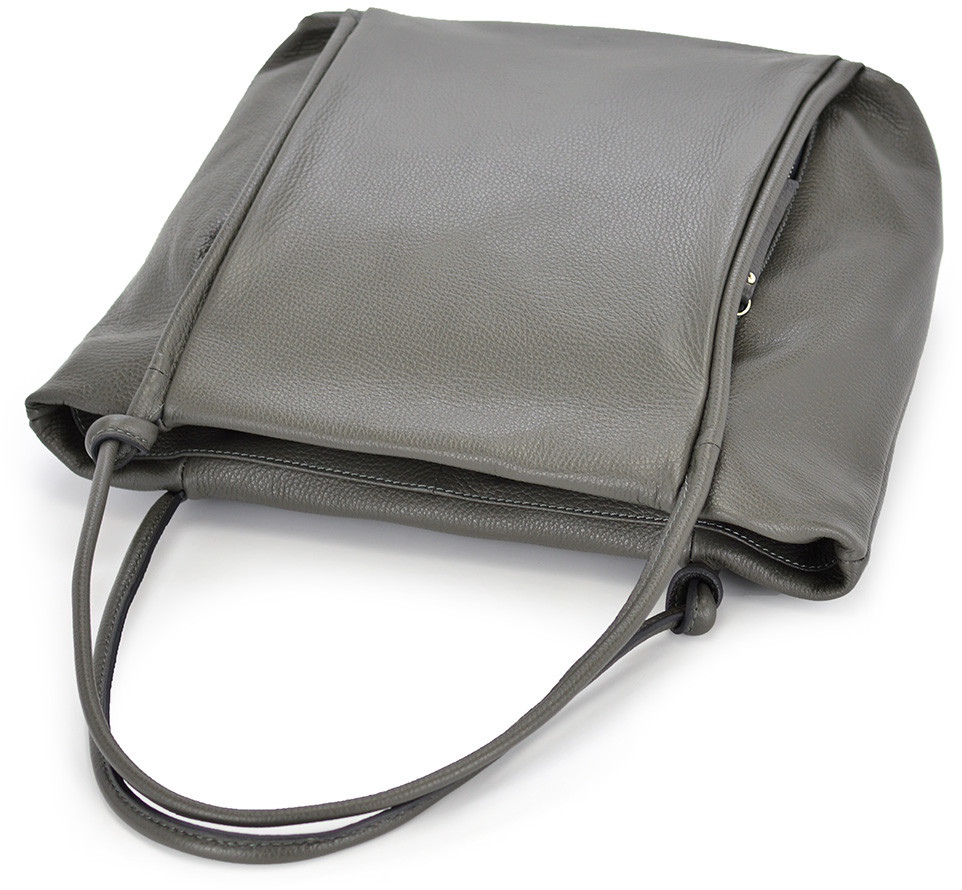 Vera Pelle Piękna elegancka duża damska shopperbag skórzana