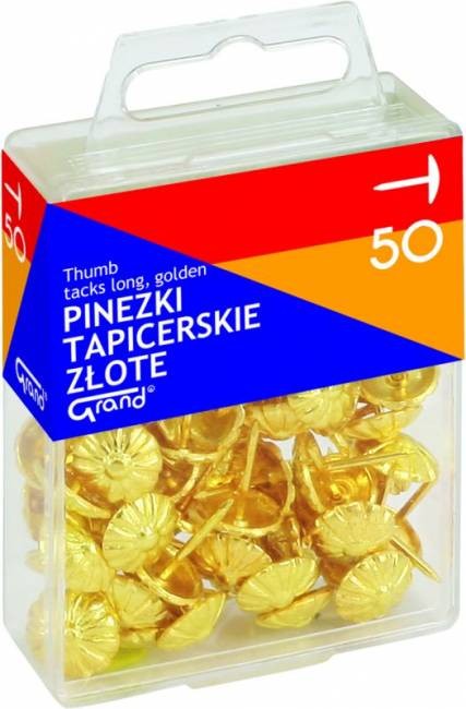 Grand Pinezki tapicerskie złote 50) X00809 NB-7445