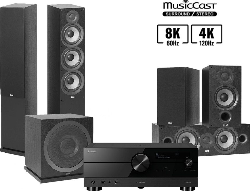 Yamaha RX-A2A + Debut 2.0 F6.2 + Debut 2.0 B5.2 + Debut 2.0 C6.2 + Debut 2.0 SUB3010