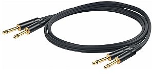 PROEL CHLP315LU5 kabel STEREO złącza YONGSHENG 2 x 6,3 mm Mono jack - 5m CHLP315LU5