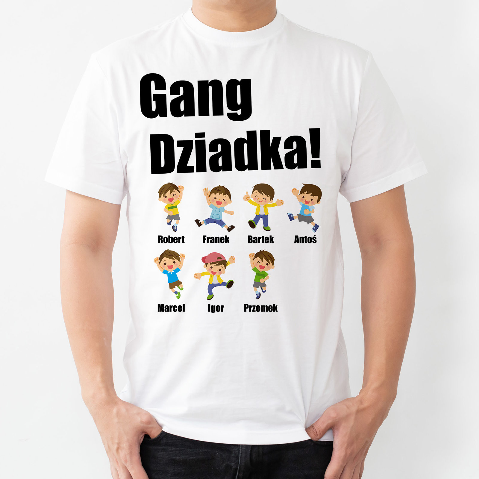 Poczpol Gang dziadka - koszulka męska 42761-A
