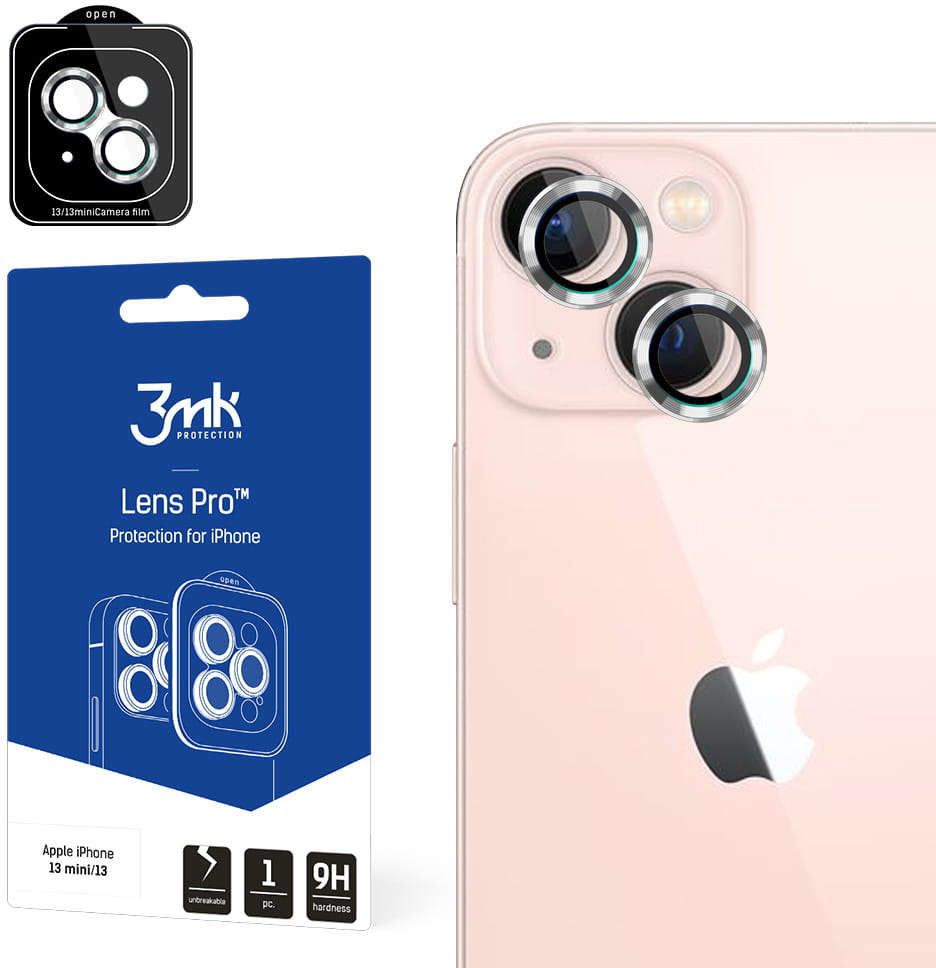 3MK Szkło na aparat Lens Protection Pro osłona obiektywu do Apple iPhone 13 13 Mini 12424X1