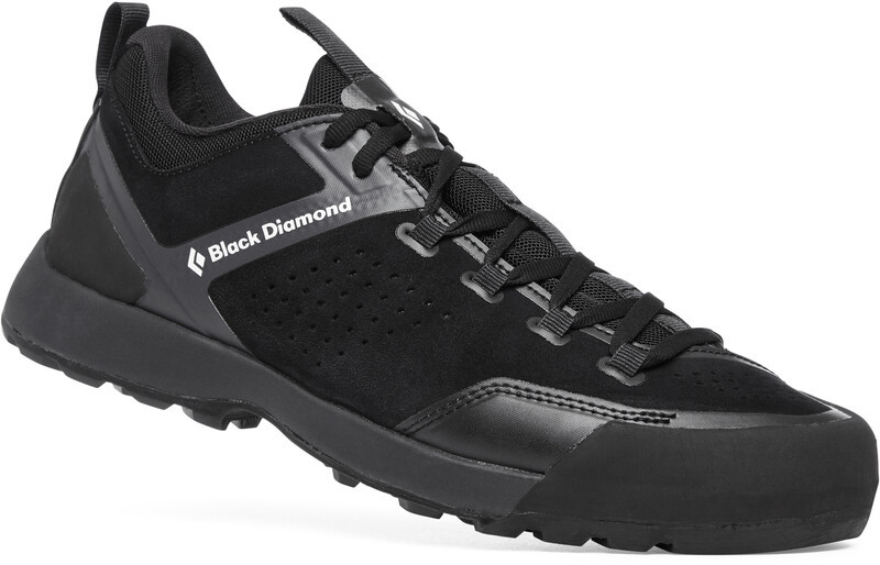 Diamond Black Black Mission XP Leather Approach Shoes Men, czarny/szary US 9,5 | EU 42,5 2021 Buty podejściowe BD58002493260951