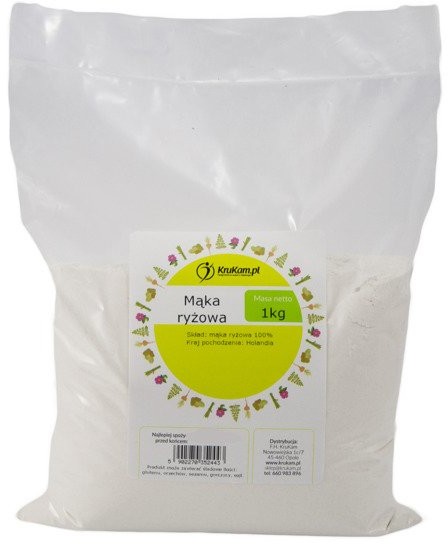 KruKam Mąka Ryżowa 1kg