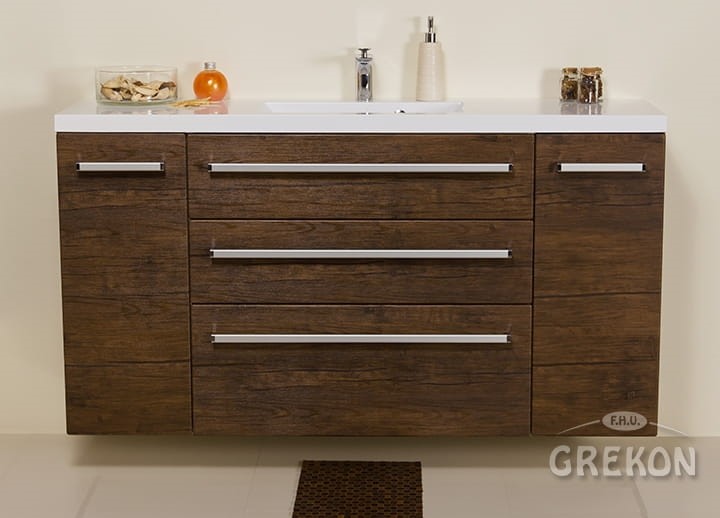 Gante Szafka wisząca z umywalką 140/39/C3 Clever seria FOKUS AD FKS-AD-U140/39/C3 Clever