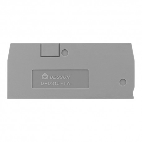 DEGSON Płytka końcowa do złączki szynowej 1.5mm2 DS1.5-TW DGN 4081 D-DS1.5-TW-01P-11