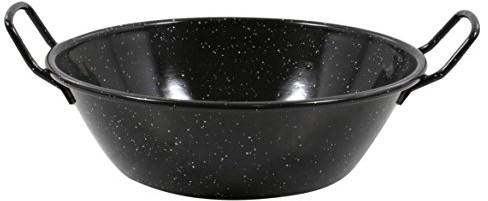 Esmaltaciones La Estrella esmaltaciones gwiazda bożonarodzeniowa geaedert Paella patelnia Honda bordoneada, 24 cm, 2,5 L 217700424