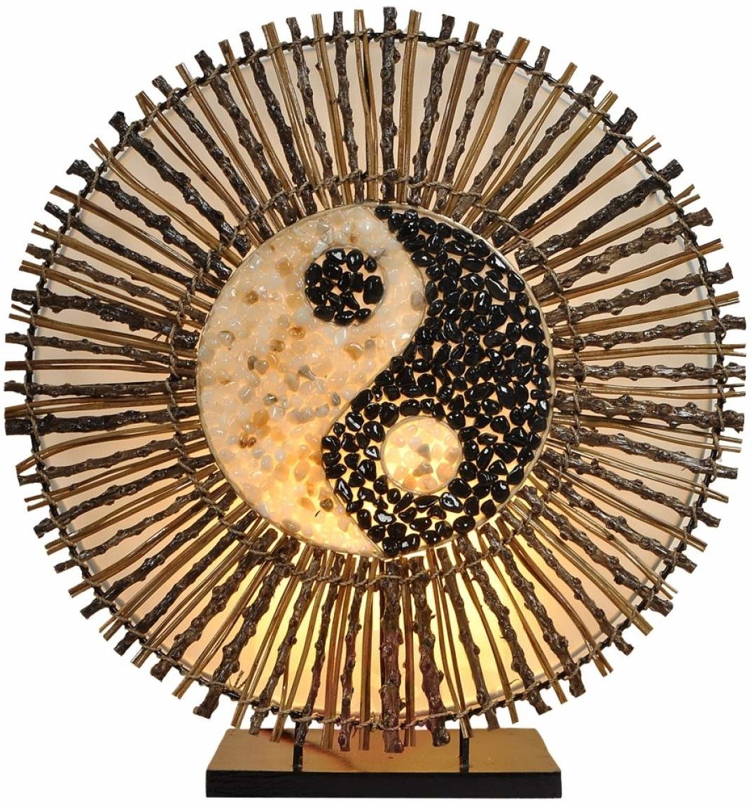WORU Czarująca Lampa stołowa YING YANG BATUR