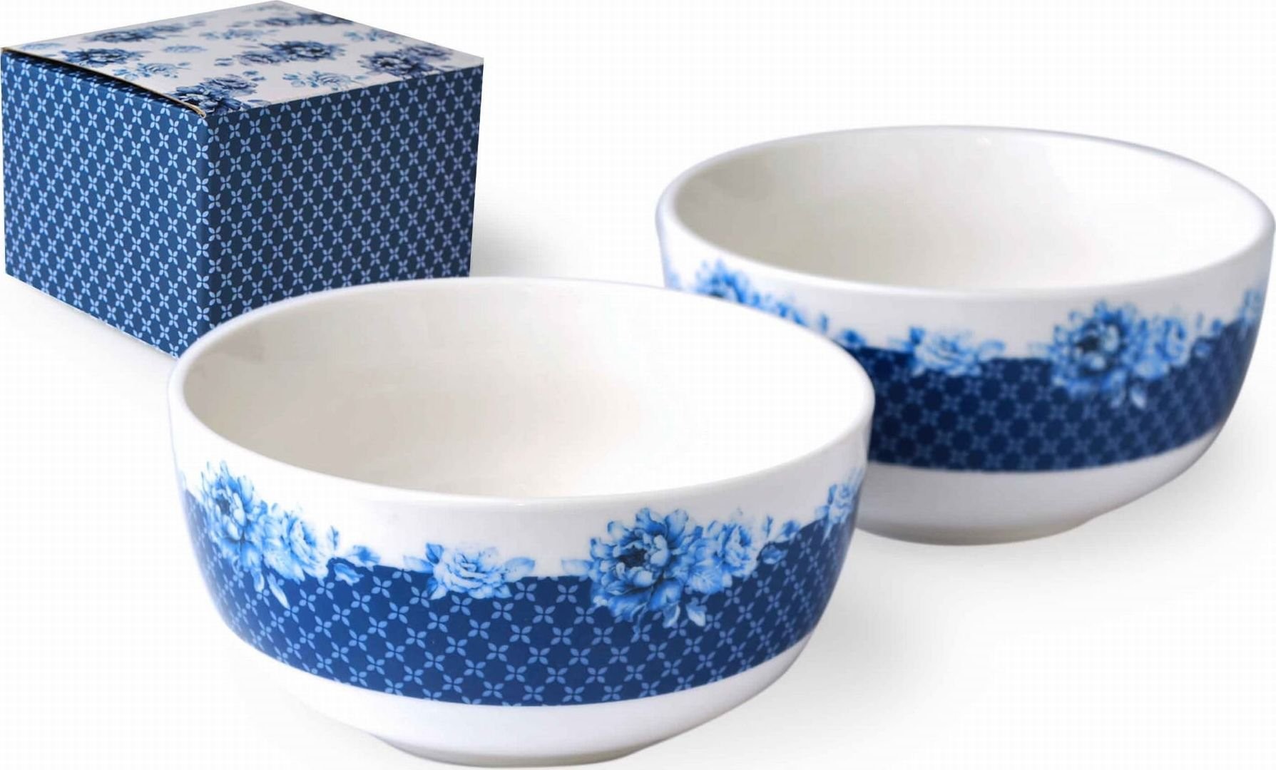 Mondex Mondex KOMPLET 2 MISEK PORCELANOWYCH 13x6.5cm MADELINE MONDEX