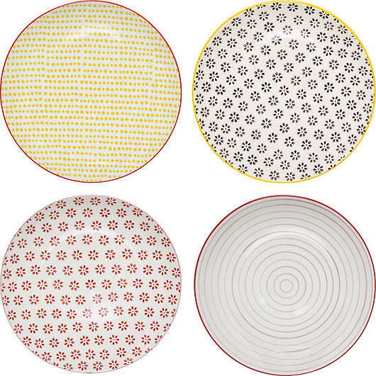 Bloomingville Talerze śniadaniowe Susie 20 cm 4 szt. 21105743