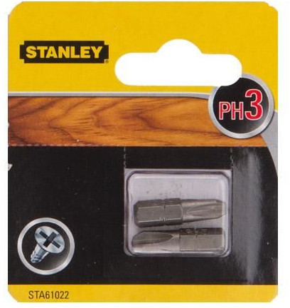 Stanley Końcówki wkrętarskie - philips ph3/25 (2szt.) STA61022