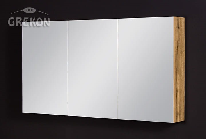 Gante Szafka łazienkowa z lustrem 120x65 seria Fokus NE FKS-NE-WL120/65
