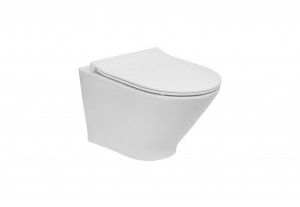 Roca A34H689000 ONA COMPACTO ZESTAW Miska wc podwieszana Rimless + deska wolnoopadająca duroplast
