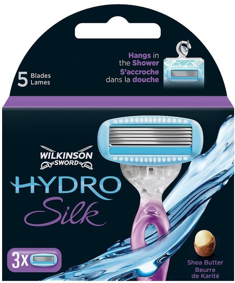 Wilkinson Hydro Silk zapasowe ostrza do maszynki do golenia dla kobiet 3szt