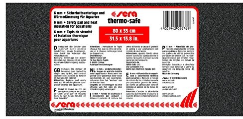 Sera surowice Thermo-Safe akwariów Pad podkładaniu bezpieczeństwa i izolacji cieplnej do akwariów, 80 x 35 cm 8676