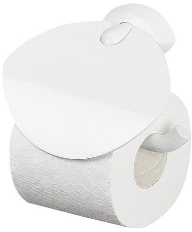 Spirella 10.10584 uchwyt na kołowrotek, z pokrywką Lemon White 7610583105844