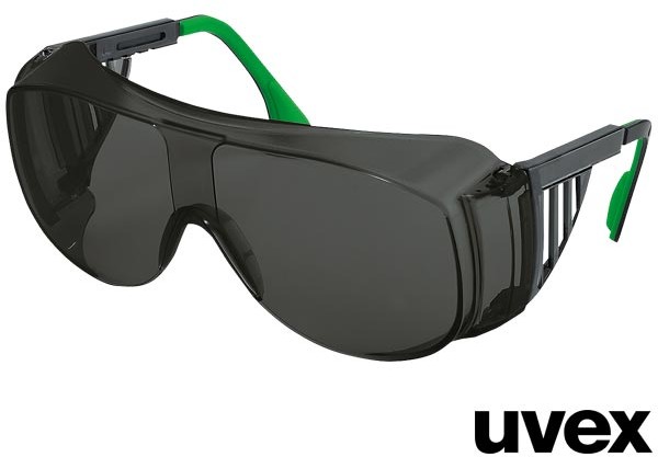 Uvex UX-OO-WELD [BZ5] - okulary spawalnicze, szary poliwęglan z powłoką Infradur, 4-stopniowa regulacja dł. zauszników.