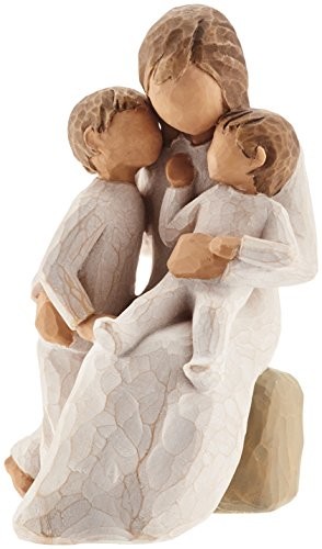 Willow Tree 26100 figurka Ostrożność, 13,5 cm, naturalna, wygląd drewna 26100