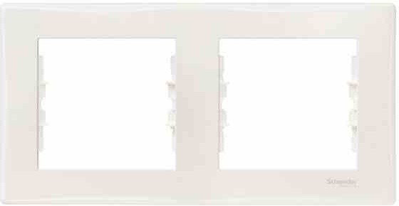 LEDart 2-krotna pozioma- Schneider Electric SEDNA SDN5800323, kolor kremowy