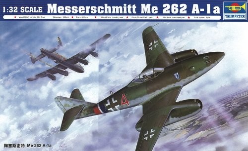 Trumpeter trumpeter 02235 zestaw do budowy modelu Messerschmitt ME 262 A-1 A