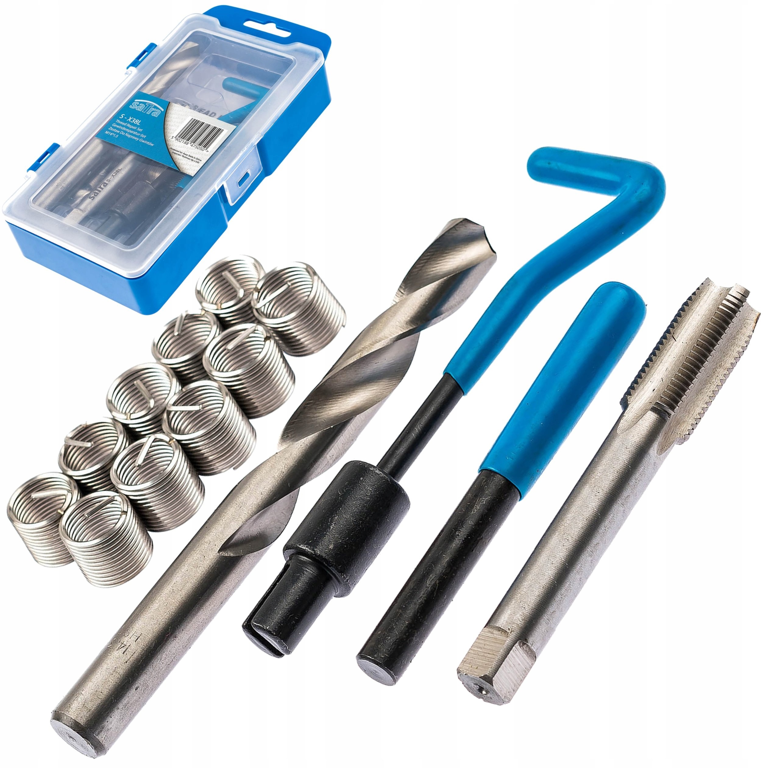 Zestaw Do Naprawy Gwintów M12x1.25 Helicoil 10 Spr