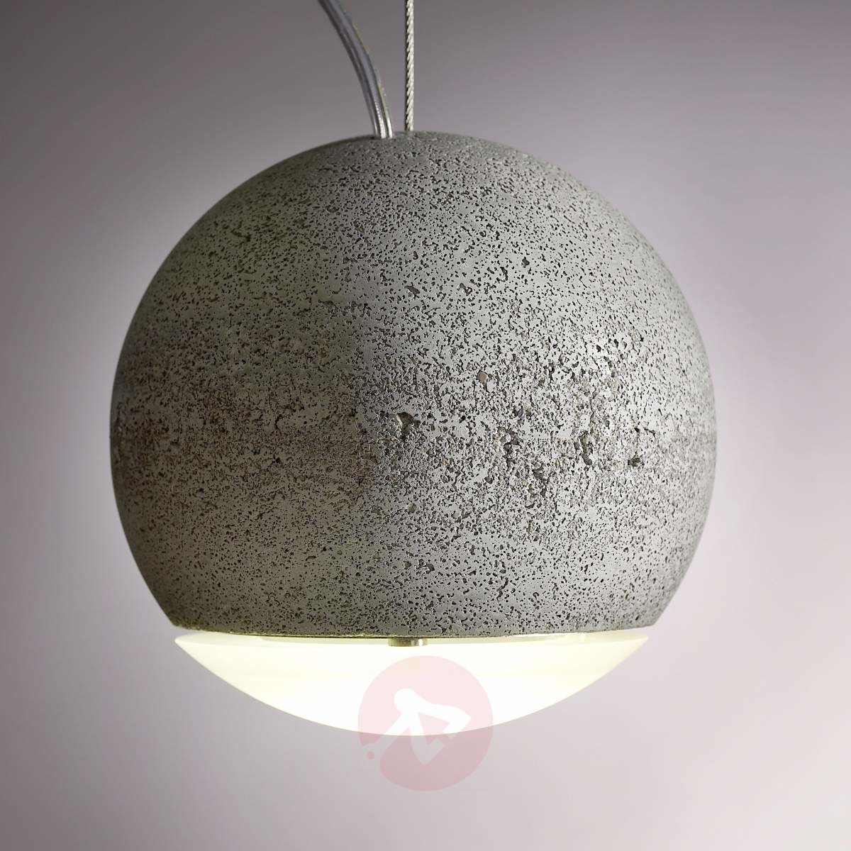 Lampa wisząca TRABANT 16 cm z matową soczewką