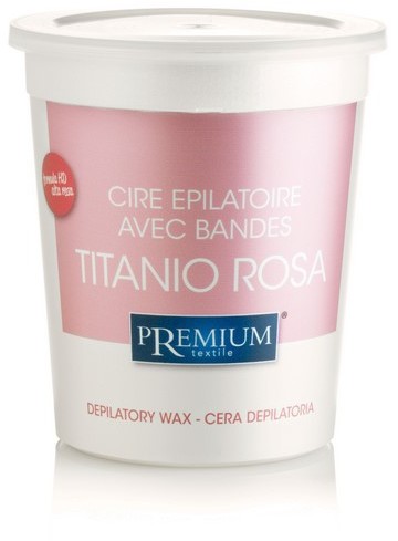 PREMIUM textile Wosk do depilacji premium rosa różany 700ml
