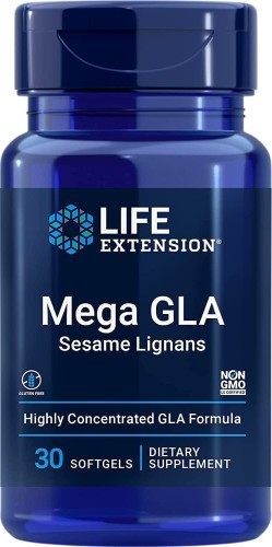 Фото - Вітаміни й мінерали Life Extension Mega GLA z Lignanami Sezamowymi  (30 kaps.)