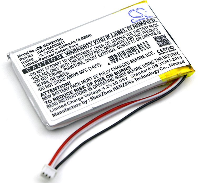 Cameron Sino ELCA EVO 0401BA000311 1250mAh 4.63Wh Li-Polymer 3.7V CS-ECH311BL
